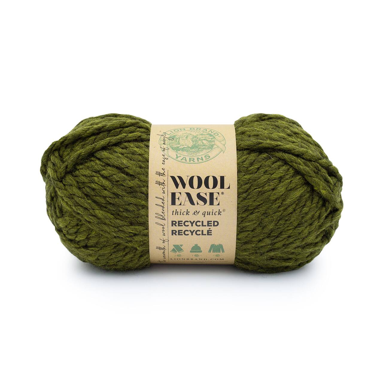 Lion Brand® Wool-Ease® Thick & Quick® Recycled Solid Yarn